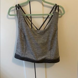 Torrid grey strappy sports bra plus size 5x 5xl 5